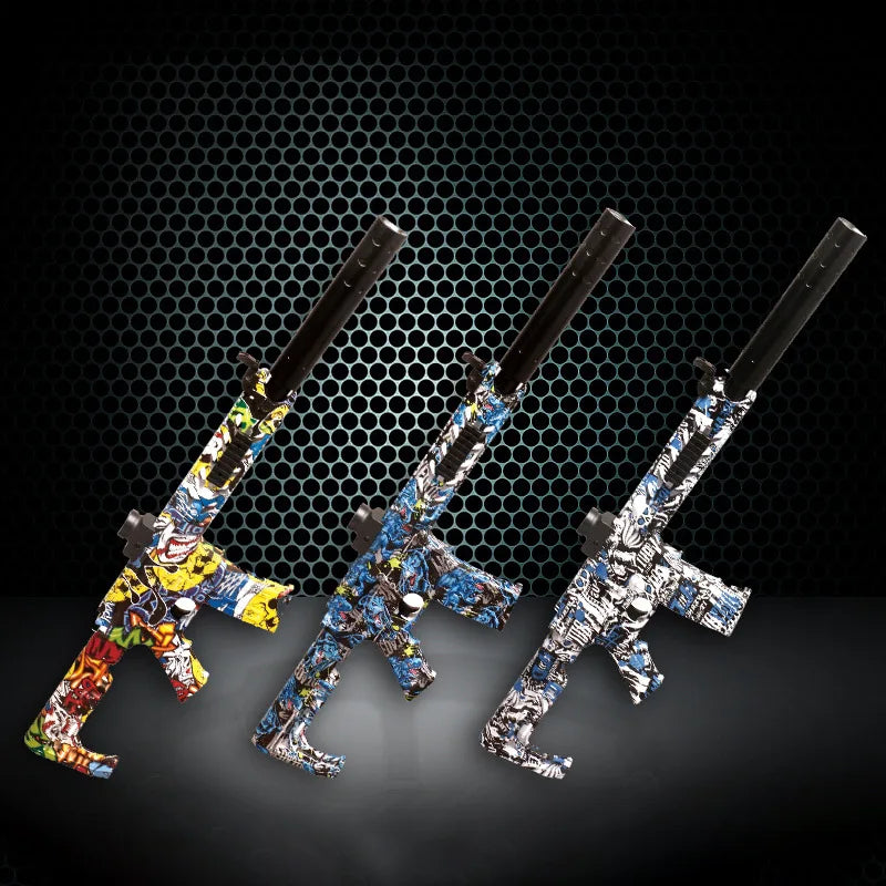 Children's M416 Soft Cartridge Gun with Handheld Shell Electric Continuously Firing Submachine Model Toy