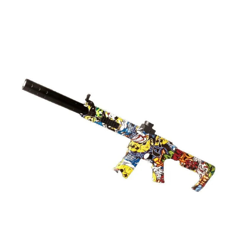 Children's M416 Soft Cartridge Gun with Handheld Shell Electric Continuously Firing Submachine Model Toy