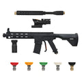 High Power 5000psi Manual Pressure Water Spray Washer Plastic with Copper Extension Wand for Car Wash-Foam Cannon