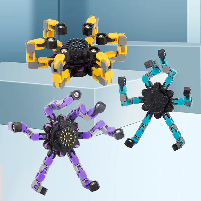 Deformed Fidget Spinner Chain Toys For Resistance Hand Spinner Vent Toys Adult Gift