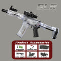 SLR Nylon Electric Gel Ball Blasting Toy Gun, Automatic Splash Ball Blaster, Suitable for Outdoor Shooting Games [No Bullets]