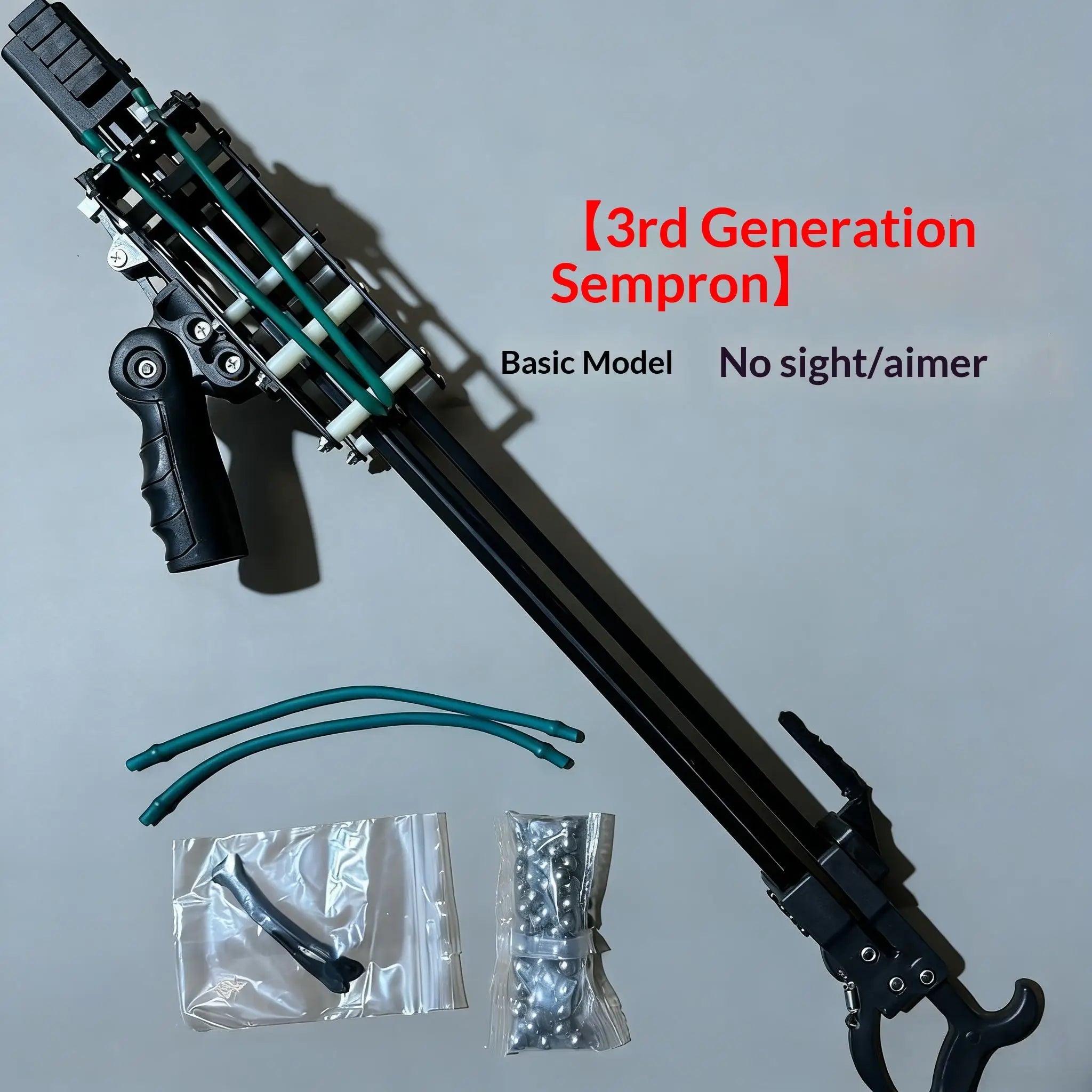 Tactical Slingshot Crossbow  High Power Hunting Shooting Toy, Adjustable Precision Launcher Gear