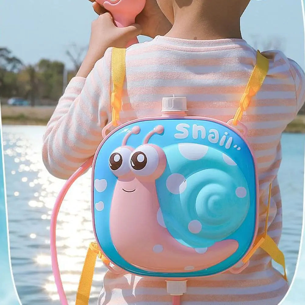 Pull Type Children Backpack Water Spray Toy Powerful Range Large Capacity Long-range Water Battle Props Easy To Fill