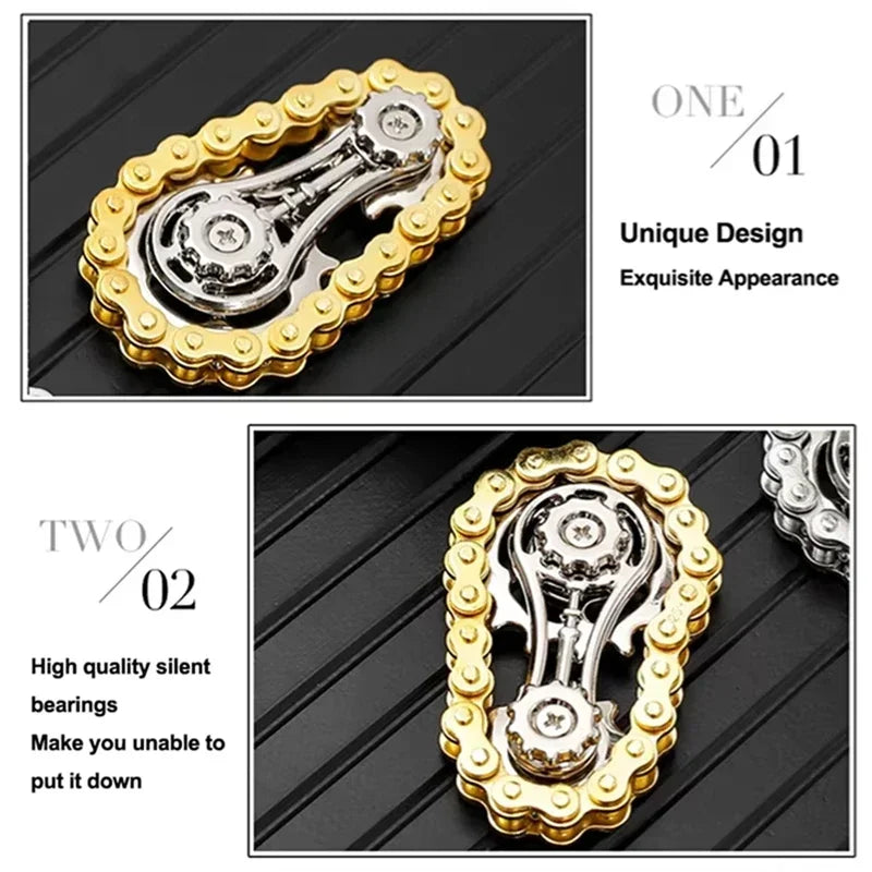 Creative Fidget Spinner For Adults Edc Gear Fingertip Gyro Stress Relief Fingertip Trainer Anxiety Relief Office Desk Playing