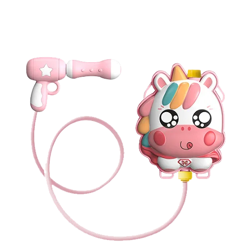 Summer Backpack Water Gun Cartoon Water Gun Beach Water Toys Outdoor Animals Backpack Water Gun Children Toys Gift