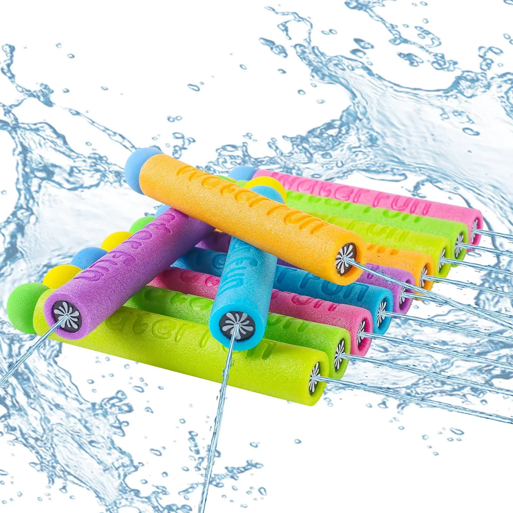 3Packs Water Gun for Kids Summer Foam Watergun Toys Water Squirter Soaker Blaster Outdoor Swimming Pool Beach Games Toys
