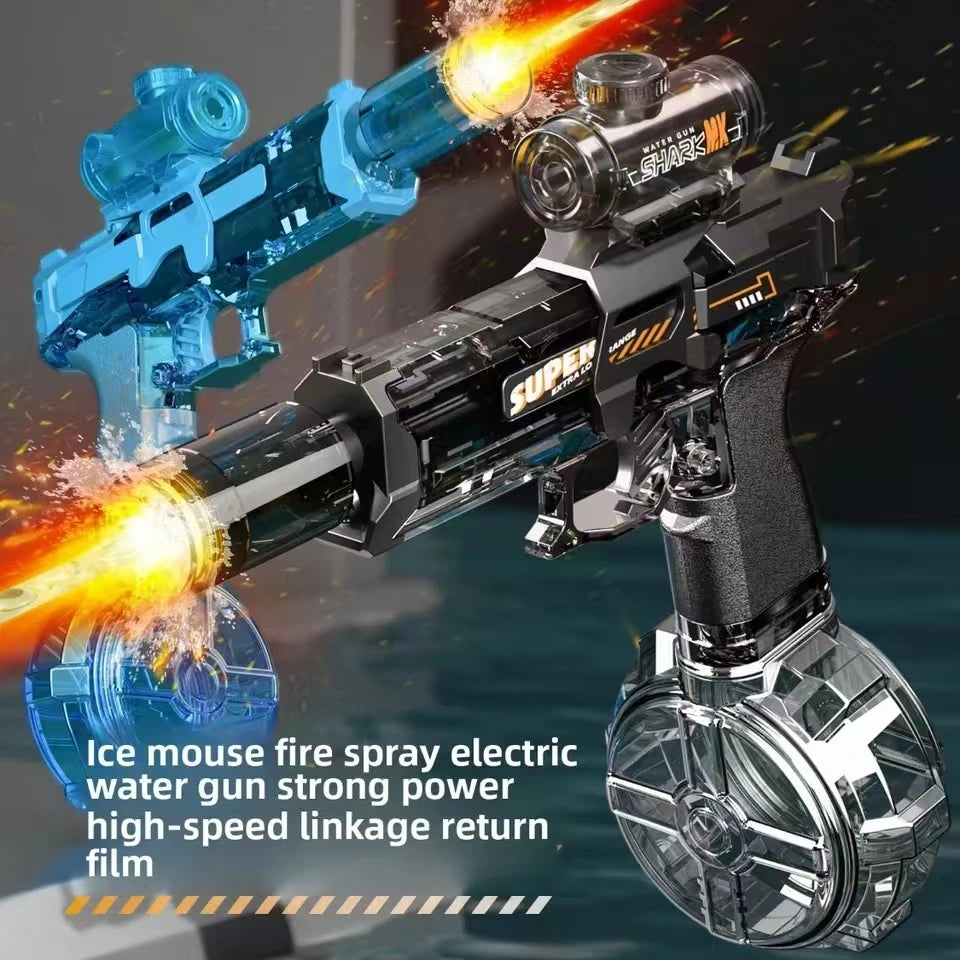 Electric Water Guns For Adults Powerful Squirt Automatic Water Suction Water Blasters Summer Outdoor Beach Toy For boys Kid Gift