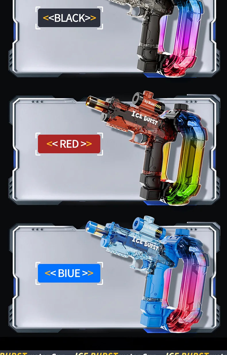 New Electric Water Gun Powerful Squirt Automatic Water Blasters Summer Outdoor Beach Toy for Kids Gift
