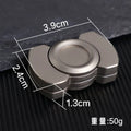 Zinc alloy fidget spinner stress relief anxiety daily carry fidget spinner toy suitable for boys and educational toy