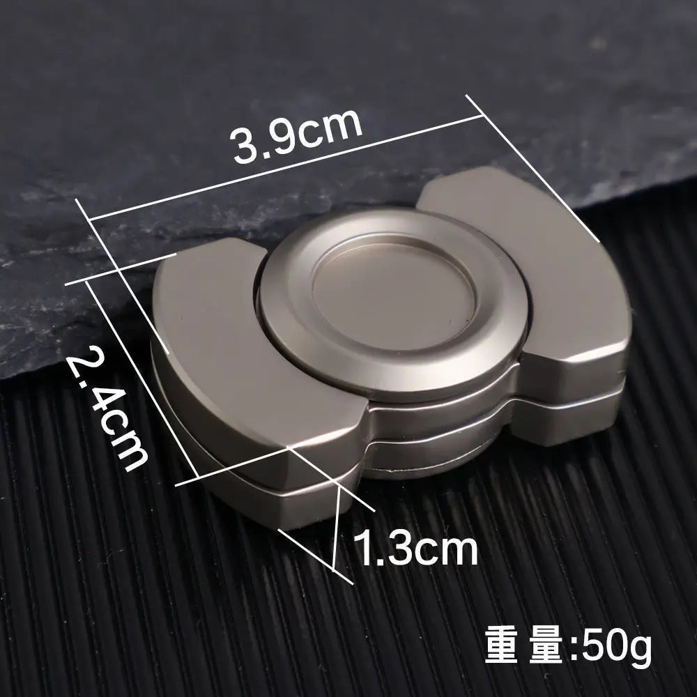 Zinc alloy fidget spinner stress relief anxiety daily carry fidget spinner toy suitable for boys and educational toy