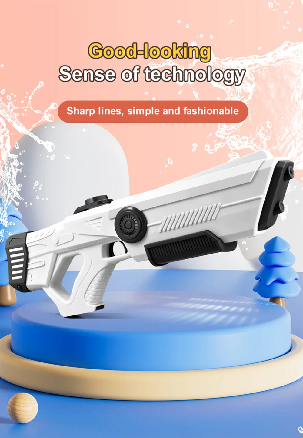 Electric Water Guns For Adults Powerful Squirt Automatic Water Suction Water Blasters Summer Outdoor Beach Toy For boys Kid Gift