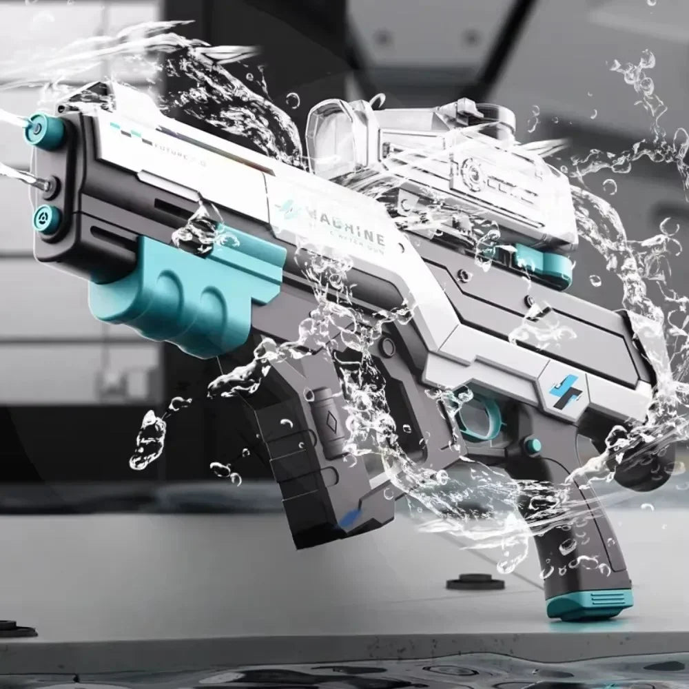 Electric Water Gun Automatic Continuous Shooting Water Blaster Summer Outdoor Beach Pool Water Fight Toy for Kids Adults