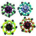 4Pcs Fidget Spinners Glow in The Dark Fingertip Gyro DIY Deformable Robot Funny Sensory Toys Decompression Spinner Party Favors