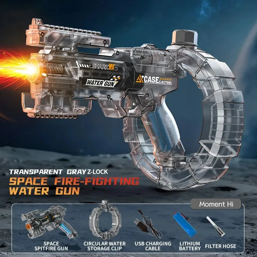 Electric Water Guns For Adults Powerful Squirt Automatic Water Suction Water Blasters Summer Outdoor Beach Toy For boys Kid Gift