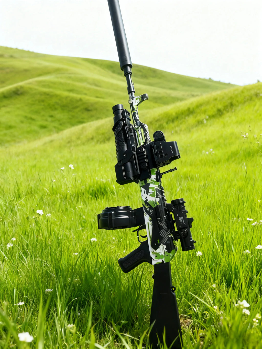 AK47 Style Gel Blaster Gun - Full Auto Electric Gel Ball Blaster Toy for Outdoor Team Shooting Games | Cool Birthday Gifts