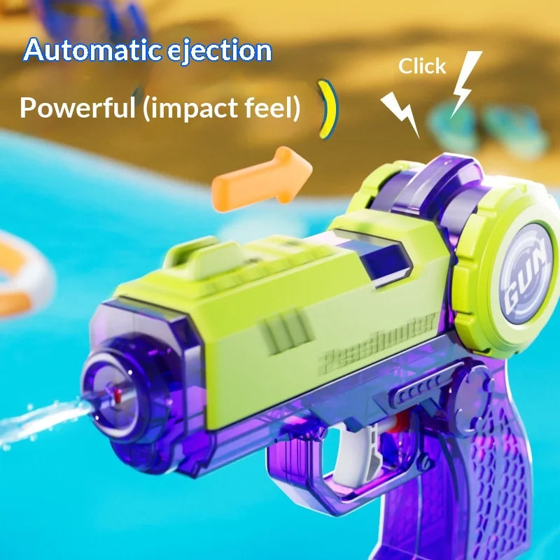 Glock Press-Pump Water Gun with High Capacity for Kids, Beach Water Battle Outdoor Water Play Toy