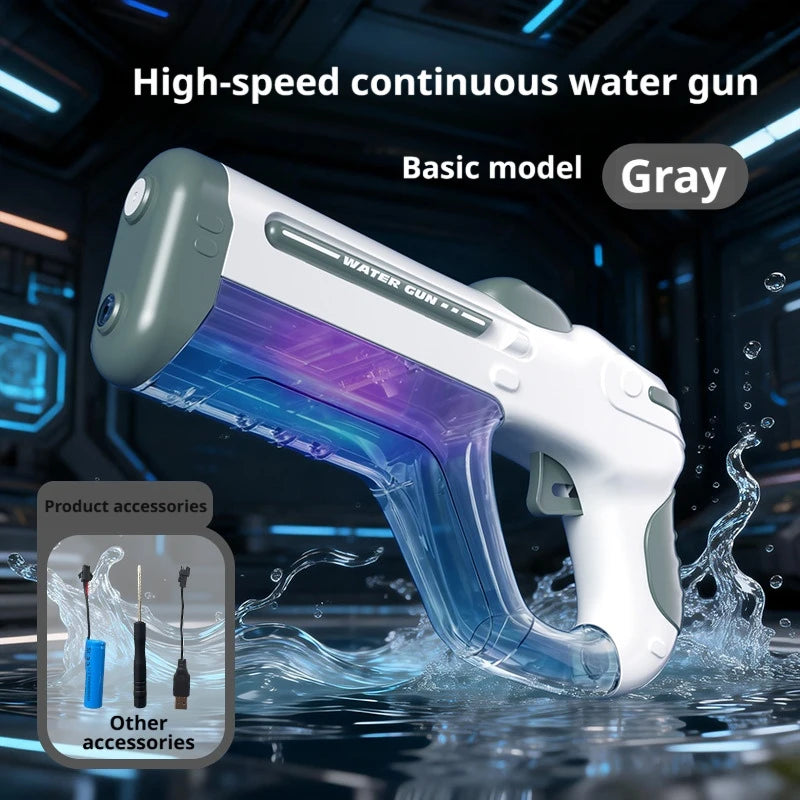 Electric Water Guns For Adults Powerful Squirt Automatic Water Suction Water Blasters Summer Outdoor Beach Toy For boys Kid Gift