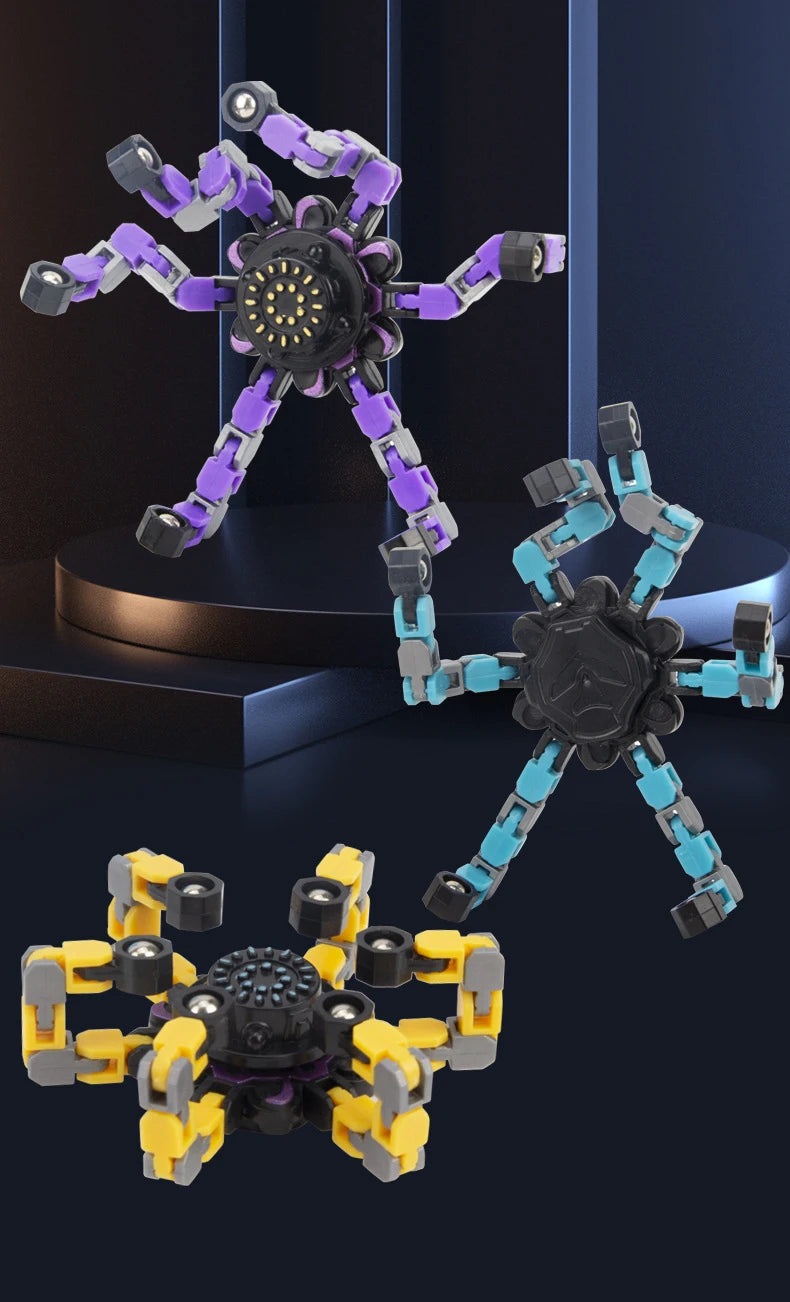 Deformed Fidget Spinner Chain Toys For Resistance Hand Spinner Vent Toys Adult Gift