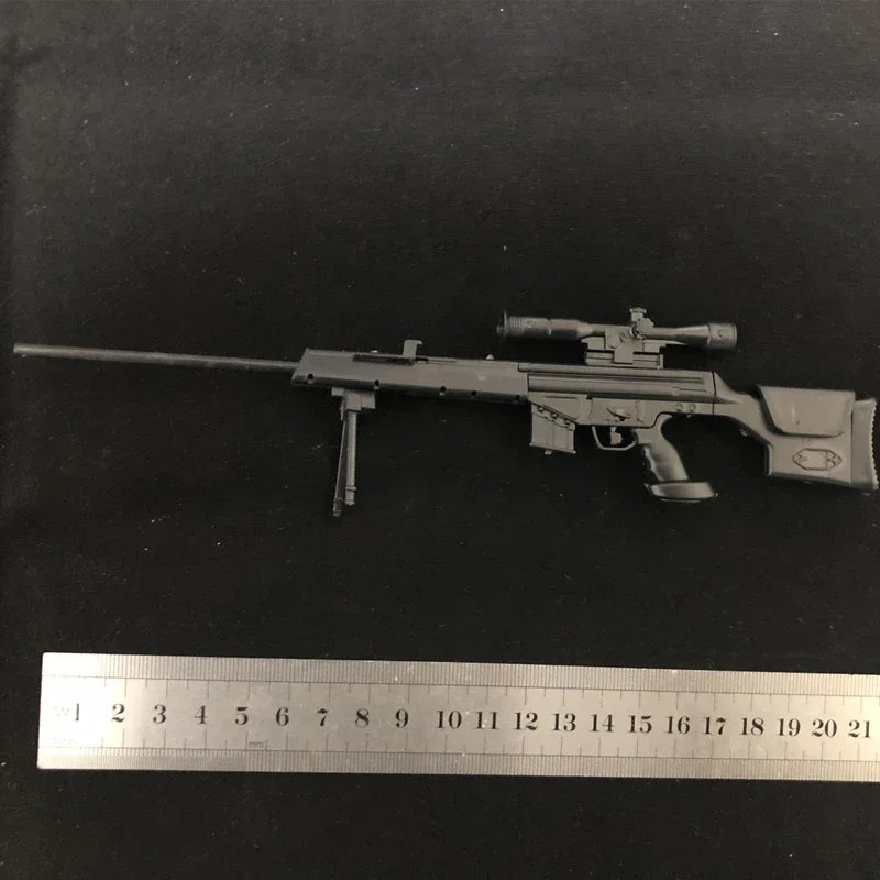 1/6 Scale MK14 SVD DSR-1 Sniper Rifle TAC-50 M46 4D Assembly Plastic Gun Model Toy Exercises The Cerebrum Development Interest