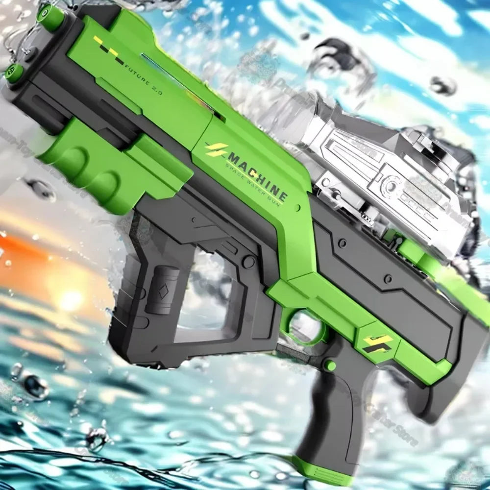 Electric Water Gun Automatic Continuous Shooting Water Blaster Summer Outdoor Beach Pool Water Fight Toy for Kids Adults