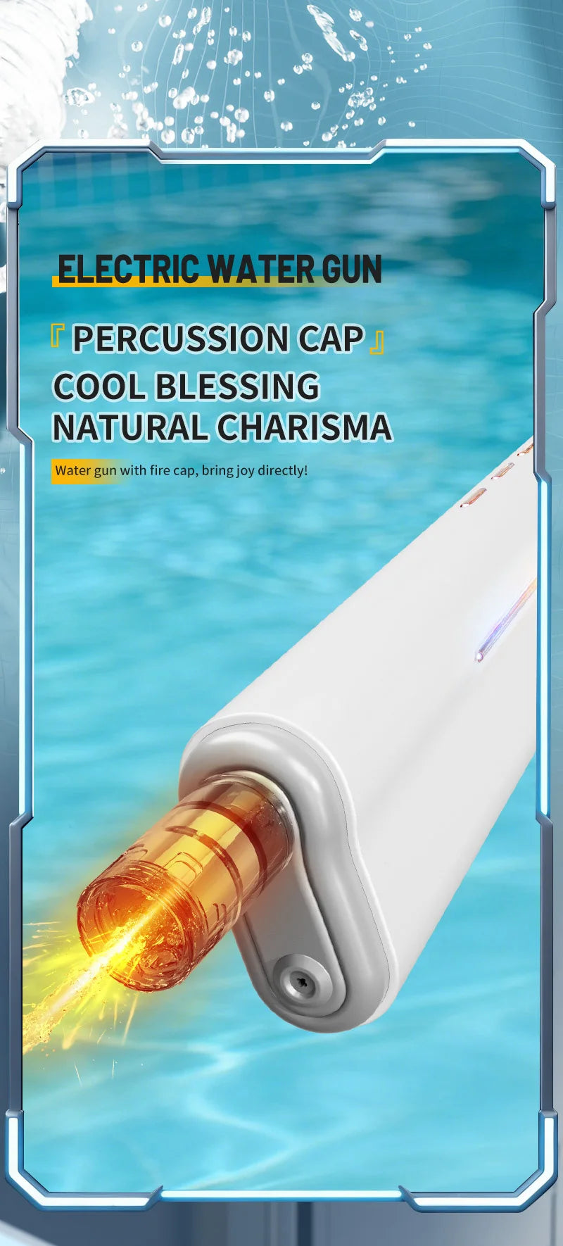 Electric Water Guns For Adults Powerful Squirt Automatic Water Suction Water Blasters Summer Outdoor Beach Toy For boys Kid Gift