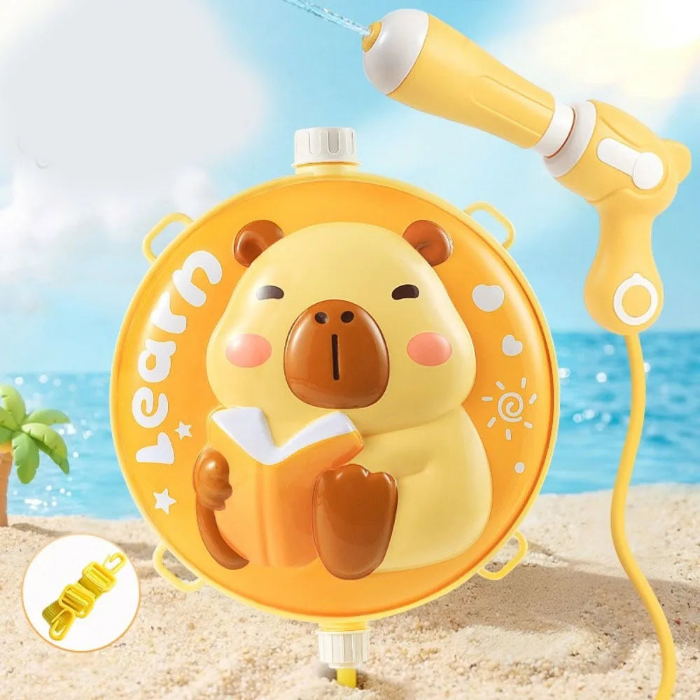 Pull Type Children Backpack Water Spray Toy Powerful Range Large Capacity Long-range Water Battle Props Easy To Fill