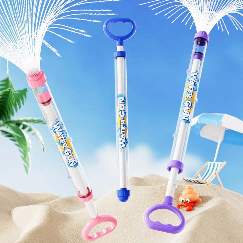 Summer Fireworks Water Gun Toy Pull-out Water Gun Beach play water multiplayer play water games suitable gift for children's day