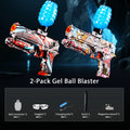 2-Pack Gel Ball Blaster, Electric Auto-Fire Splatter Gun,Outdoor/Indoor Games (Ages 14+)