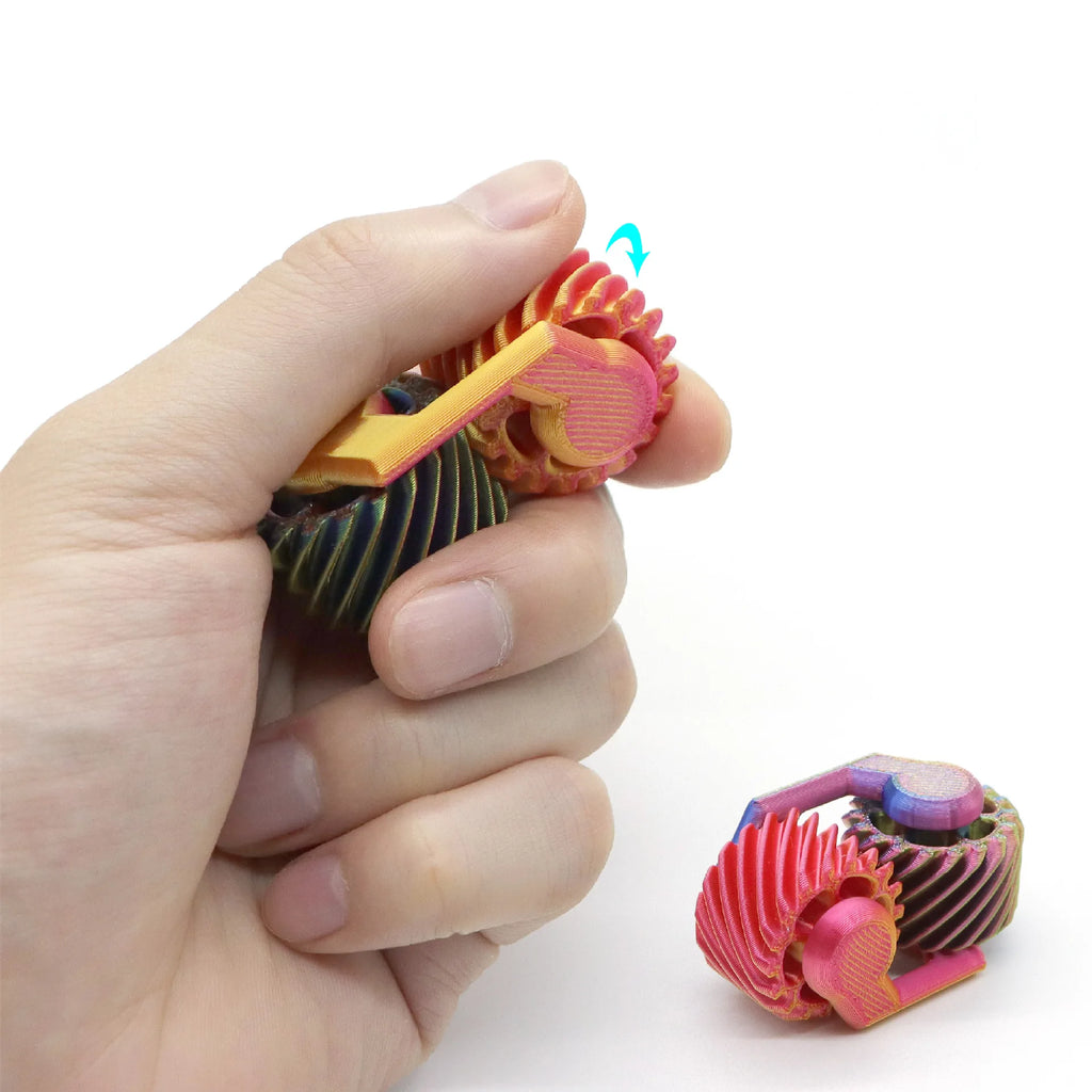 Popular Fidget Spinner 3D printed fingertip gear decompression toy mini gyroscope  Fidget Toy for Adults Teens Kids