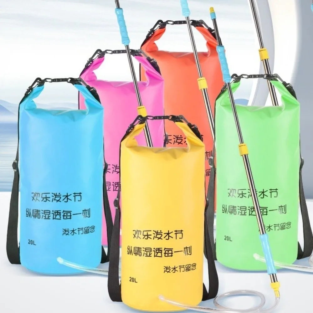 Backpack Style Water Shooter Large Capacity Stainless Steel Foam Sprayer High Pressure Outdoor Design Water Fight Artifact