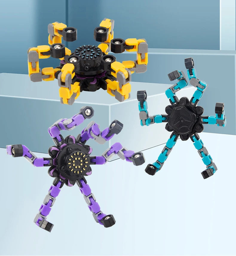 Deformed Fidget Spinner Chain Toys For Resistance Hand Spinner Vent Toys Adult Gift