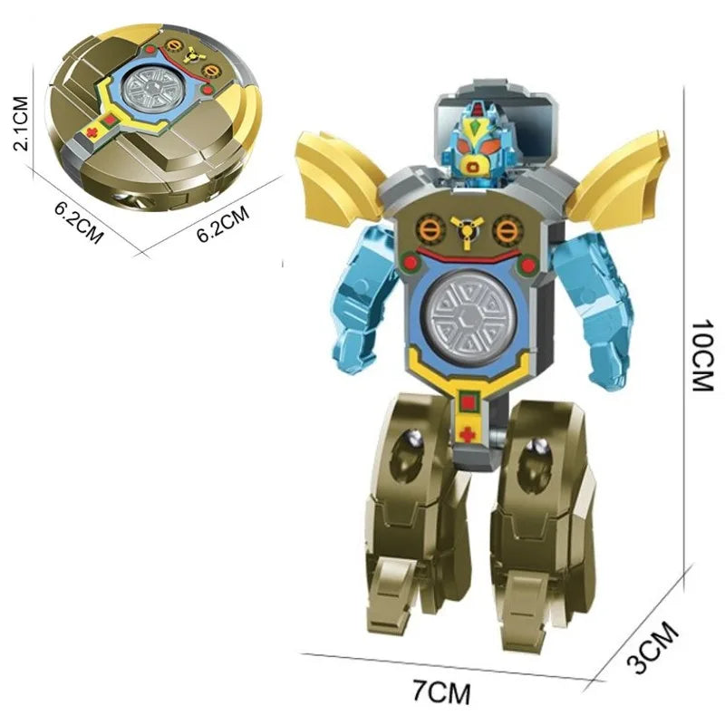 Innovative Robot Transformable Fidget Spinner Creative Hand Spinner Stress Relief Sensory Gadget Portable Desk Toy for Adults