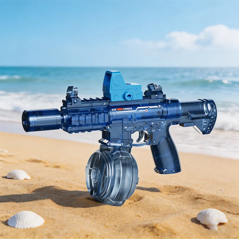 Electric Water Gun For Kids Adults Fully Automatic Water Pistol With LED Light Children's Garden Outdoor Pool Beach Water Toys