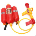 Firefighter Toy Fire Backpack Water Gun Large Capacity Water Gun Fireman Role Play Pool Toys Fire Extinguisher Watergun