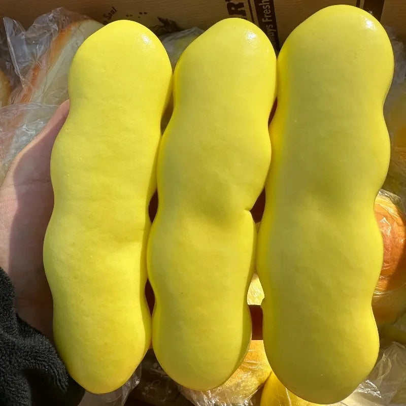 Wet Soft Twisted Dough Sensory Fidgets Toys Fake Food Squishy Simulated Bread Squeeze Toy for Adults Hand Exercise Squeeze Gifts
