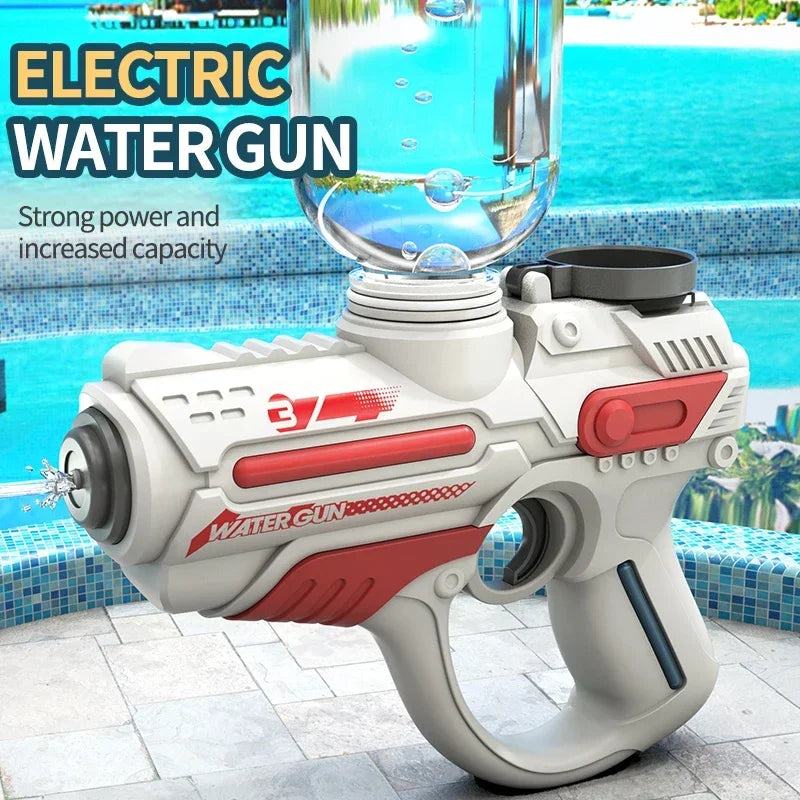Kids Electric Water Gun Fully Automatic High Pressure Water Blaster for Boys Summer Beach Pool Party Water Fighting Play Toys