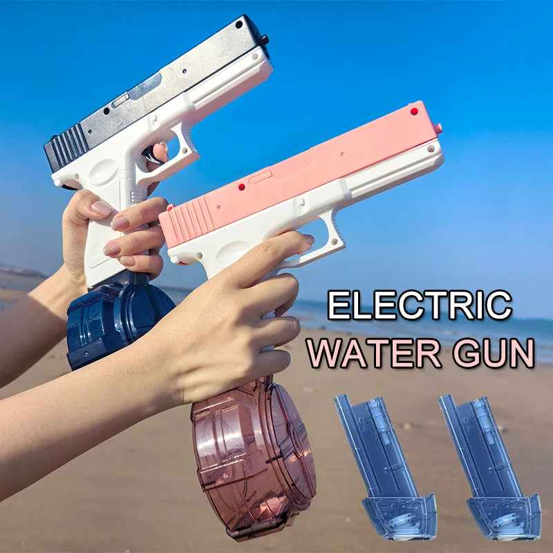 Electric Water Gun Toys Bursts Children's High-pressure Strong Charging Energy Water Automatic Water Spray Children's Toy Guns