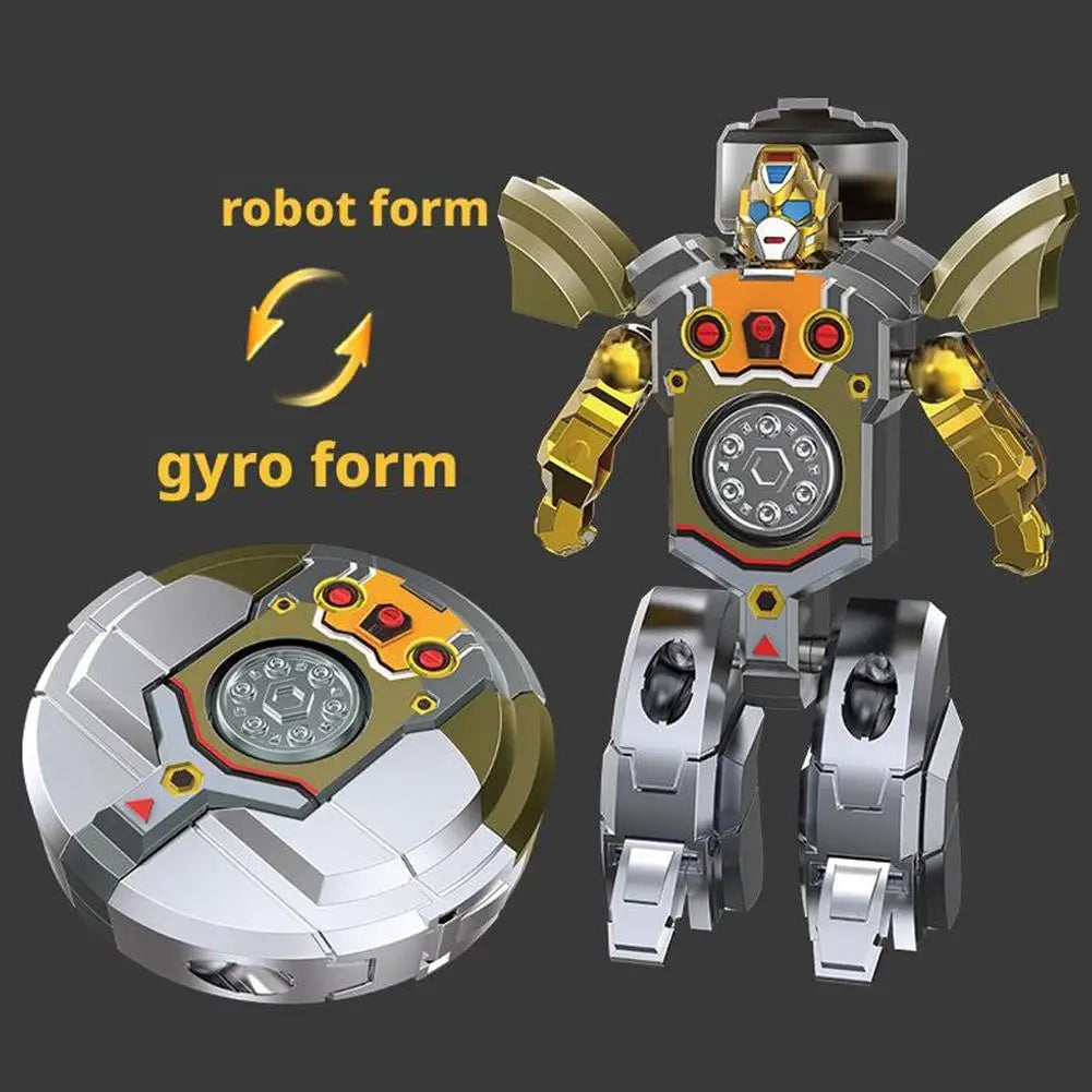 Innovative Robot Transformable Fidget Spinner Creative Hand Spinner Stress Relief Sensory Gadget Portable Desk Toy for Adults