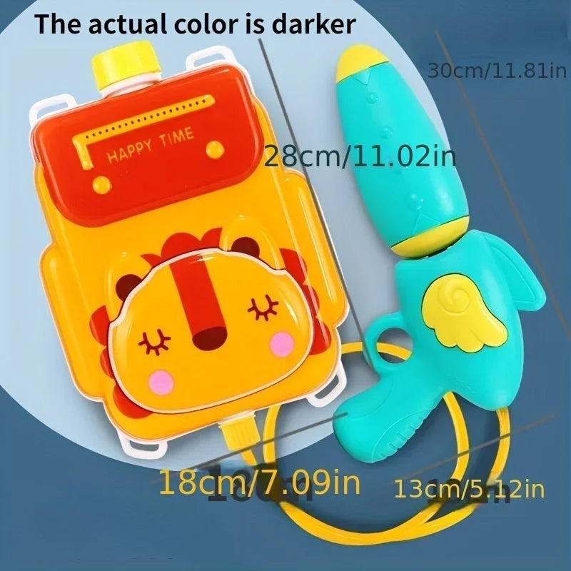 1pc Children's Backpack Water Gun Toy Water Spray Electric Beach Swimming Water Gun Toys Summer Beach Water Game