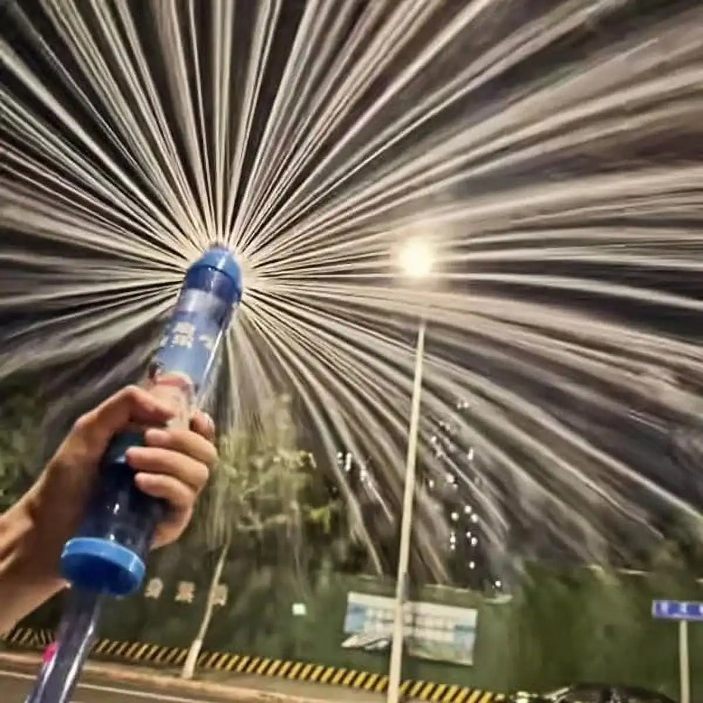 Fireworks Water Gun: High Pressure Pull-Out Water Blaster, Summer Beach Pool Toy, Outdoor Splash Game Prop for & Adults