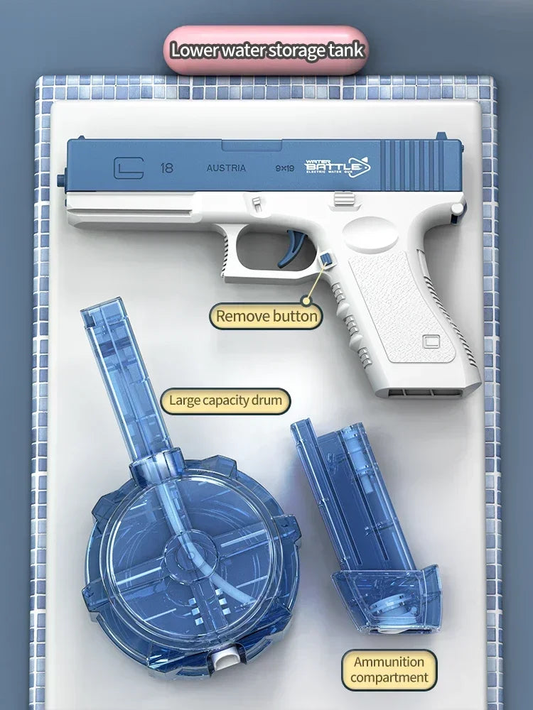 Electric Water Gun Toys Bursts Children's High-pressure Strong Charging Energy Water Automatic Water Spray Children's Toy Guns