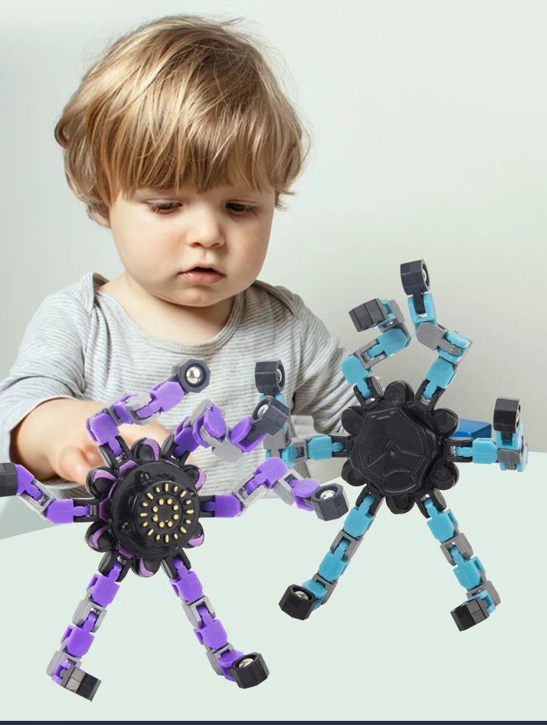 Deformed Fidget Spinner Chain Toys For Resistance Hand Spinner Vent Toys Adult Gift