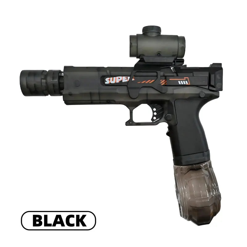 Flame Effect Electric Water Gun, Automatic Bursts Water Blaster with Blowback Action, Summer Pool Beach Water Fight Games Toy