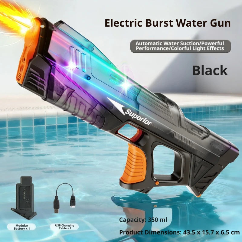 Electric Water Guns For Adults Powerful Squirt Automatic Water Suction Water Blasters Summer Outdoor Beach Toy For boys Kid Gift