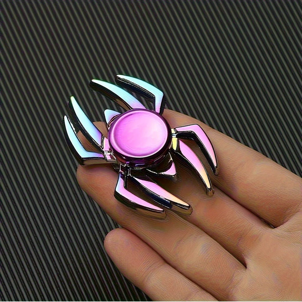 Fidget Spinner is an alloy made in the shape of a spider, perfect for relaxing and entertaining, Christmas and Halloween gifts.