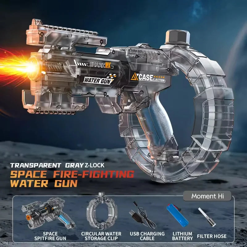 Electric Water Guns for Adults Powerful Squirt Automatic Water Suction Water Blasters Summer Outdoor Beach Toy for Boys Kid Gift