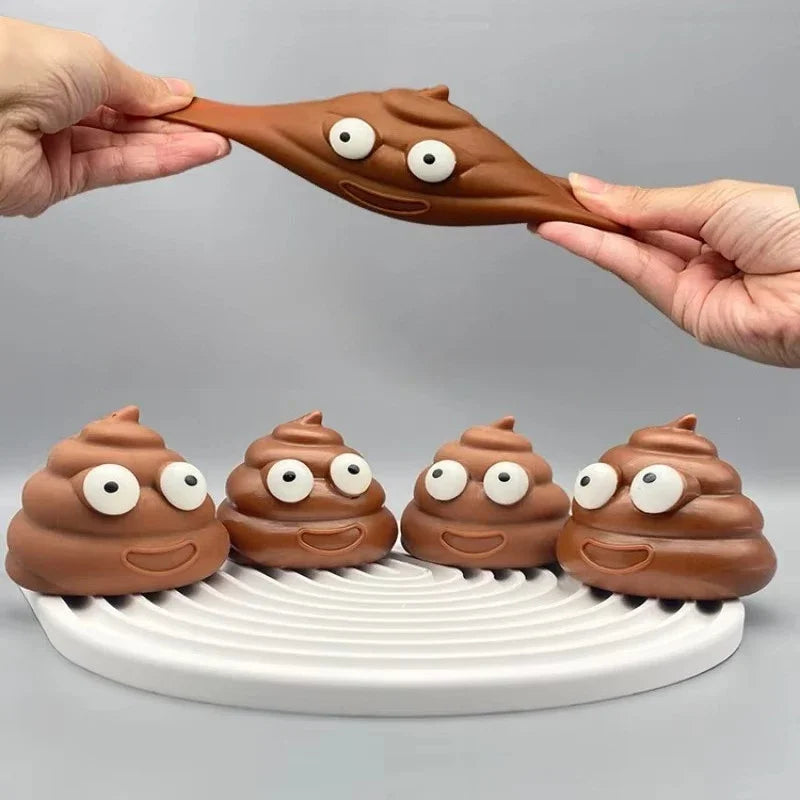 Stress Reducing Toys Squishy Balls Stress Reducing Gadgets Sticky Ball Poop Quirky Toys Stress Reducing Toys