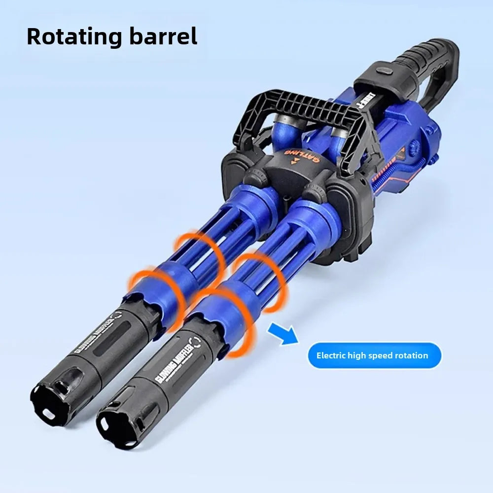High-Speed Gatling Electric Ball Blaster - Fun for Kids and Adults, Rechargeable- Ideal for Outdoor Game Parties（No water bombs）