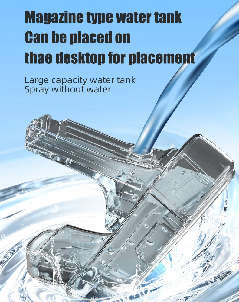 Electric Water Guns for Adults Spray light Powerful  burst  Water Storage Gun Blasters Summer Outdoor Game Toy for Boy girl Kid