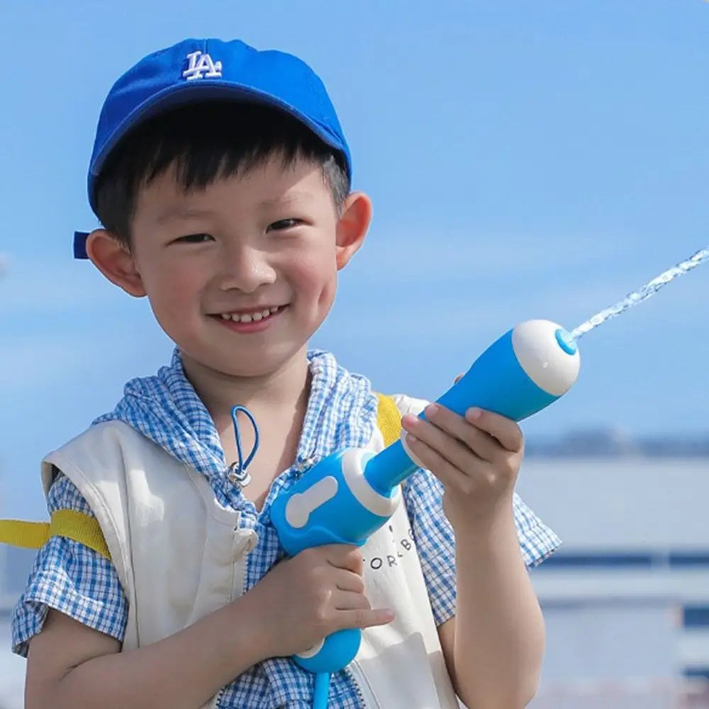 Pull Type Children Backpack Water Spray Toy Powerful Range Large Capacity Long-range Water Battle Props Easy To Fill